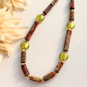 Antique Kimono Silk -AKI-Necklace